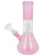 Skleněný bong s perkolací Super Heroes Transparent Pink, 22cm - Men sklenn bong s perkolac Super Heroes Transparent Pink. Rovn bong tvaru Beaker v rovm proveden je ukonen stedn velkm hrdlem. Ice bong je vybaven vstupky pro udren kostek ledu k ochlazen koue a perkolac typu Dome, kter kou zjemuje. Oproti standardnm bongm je tento prmiov bong vyroben z tepeln odolnho borosiliktovho skla tlouky 2 mm. Jednodln chillum bongu je ukonen nalisovanm kotlkem s otvorem cca 5 mm.

Vka: 22 cm
Vnitn prmr bongu: 3,6 cm
Vnj prmr bongu: 4 cm
Prmr hrdla: 4,6 cm
Socket (zbrus) chillumu: 14,5 mm
Max. dlka chillumu (meno od dosedac knick sti): 11 cm
Led: ano
Perkolace: 1x Dome
Turbo: ne
Stko do bongu: 12 mm
Materil: borosiliktov sklo
Balen: kartonov krabice
Distributor: Fortis-DB, spol. s r.o.
