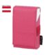 Pouzdro na cigarety Flapcase, Pink - Koen pouzdro na cigarety s gumou na zapalova run vyroben v Rakousku. Praktick pouzdro Flapcase na celou krabiku cigaret klasick velikosti King Size (80 mm) je vyroben z kvalitn ke. Rov povrch pouzdra m jemnou texturu. Vypadnut krabiky je zajitno zapnnm pouzdra na magnet. Po celm obvodu pouzdra je guma, za kterou meme vloit zapalova. Pouzdro je dodvan v drkov plastovm sku.

Vnitn prostor pouzdra pro krabiku ( x H x V): 55 x 22 x 91 mm
Celkov rozmry ( x H x V): 60 x 32 x 96 mm
Distributor: Fortis-DB, spol. s r.o.
