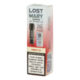 LOST MARY TAPPO POD náplň Cherry Ice Q - Nhradn cartridge pro elektronick cigarety LOST MARY TAPPO s pchut ledovch ten je revoluc v jednorzovm vapovn. Dky propracovan meshov spirlce nabdne skvl podn chuti a perfektn projev. Pchu je tak pln, bohat a autentick. Obsluha celho zazen je velmi jednoduch. Vyjmte starou cartridge ze zazen, vlote novou a mete vapovat bez zbyten drby a starost. Cena je uvedena za 1 ks balen(1x POD).

Veker baterie a cartridge ady LOST MARY TAPPO jsou zrove pln kompatibiln s adou ELF BAR ELFA!
Jak sprvn pouvat TAPPO Cartridge?
1. Odstrate plastov krytky z cartridge.
2. Zatlate spodn st cartridge do tla cartridge a vlote do zazen.
3. Pokejte 1 minutu, ne zazen zanete pouvat (npl se mus dostat do tla cartridge).
4. Pothnte si ze zazen a uijte si zitek z neopakovateln chut!
TIP: V ppad, e vlote cartridge do zazen a stle vidte na cartridgi npis PUSH, tak to znamen, e cartridge nebyla dostaten zatlaena do tla cartridge.

Balen obsahuje: 1x Cartridge Lost Mary TAPPO Cherry Ice
Kapacita e-liquidu: 2 ml
Obsah nikotinu: 17 mg/ml
Poet potah: 600
Typ spirlky: Mesh
Rozmr: 16 x 53,2 mm
Vrobce: Elf Bar
Dovozce: Valmont trading, s.r.o.

Pro prodej nen nutn vlastnit ivnostensk oprvnn k ivnosti vzan (Vroba nebezpench chemickch ltek a nebezpench chemickch sms a prodej chemickch ltek a chemickch sms).
