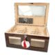 Humidor na doutníky ebenový lesklý 80D, 38x25x19cm  (563151)