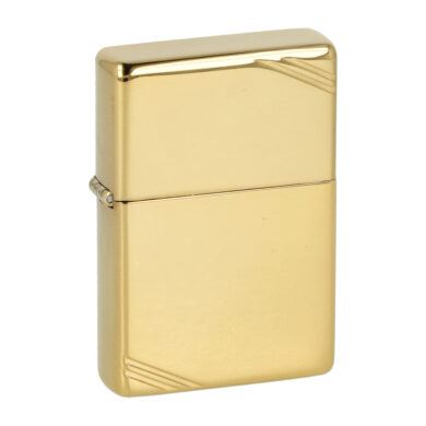 Zapalovač Zippo Brass Vintage, leštěný  (Z 150390)