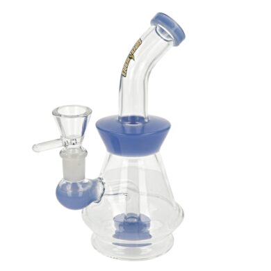 Skleněný bong s perkolací Super Heroes Blue, 19cm  (345054)