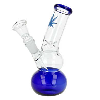 Skleněný bong Super Heroes Bowls Blue, 18cm  (345076)