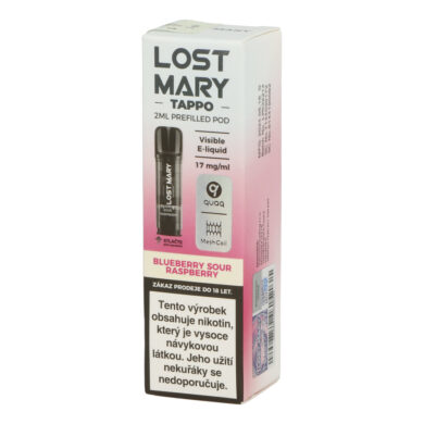 LOST MARY TAPPO POD náplň Blueberry Sour Raspberry Q  (26202477125)